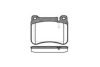 KAWE 1193 00 Brake Pad Set, disc brake